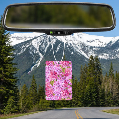 Floral Hydrangea Pattern Air Freshener