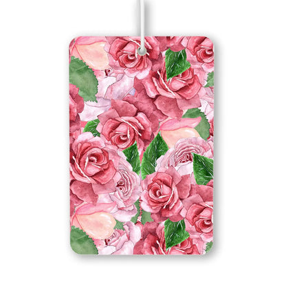 Floral Rose Pattern Air Freshener