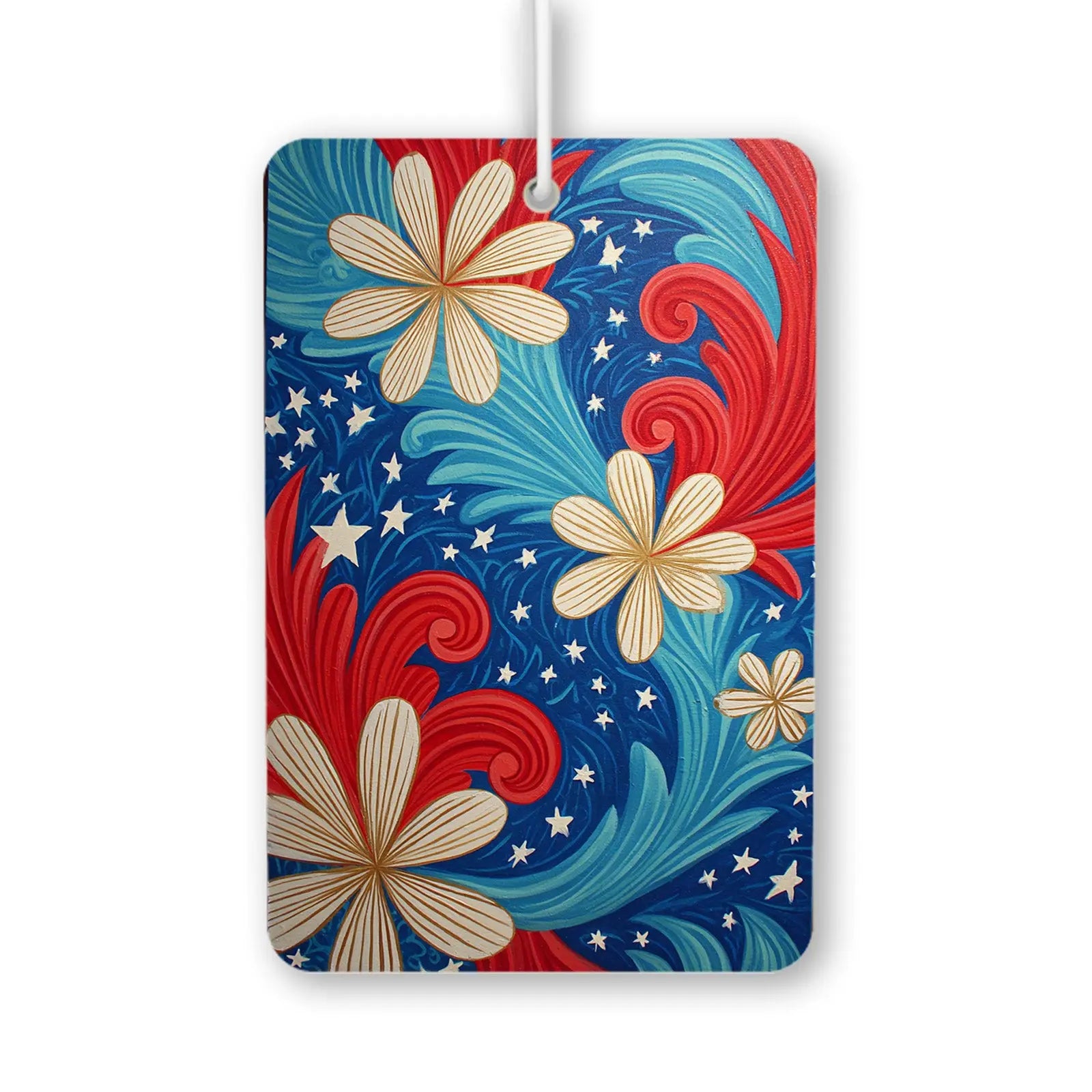 Floral Swirl Design Air Freshener