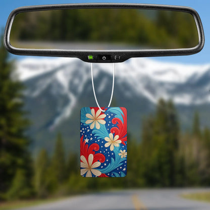 Floral Swirl Design Air Freshener