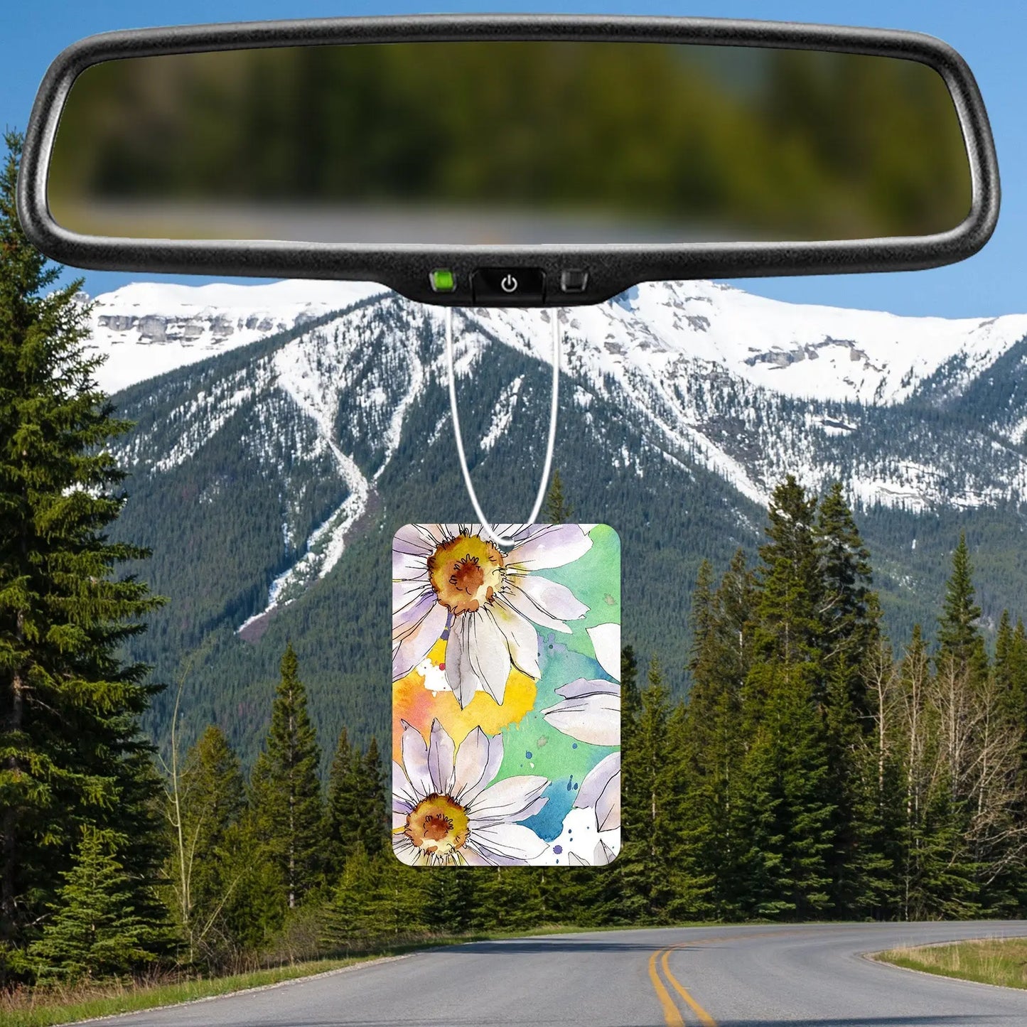Floral Watercolor Air Freshener