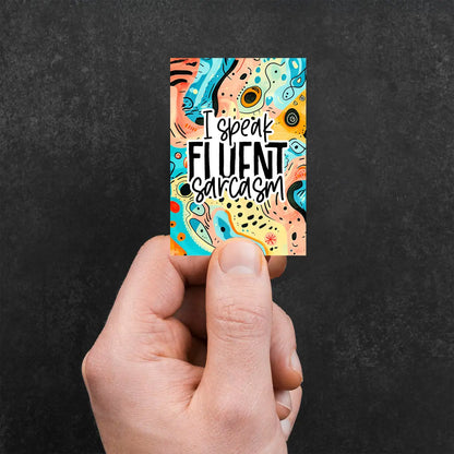 Fluent Sarcasm Sticker