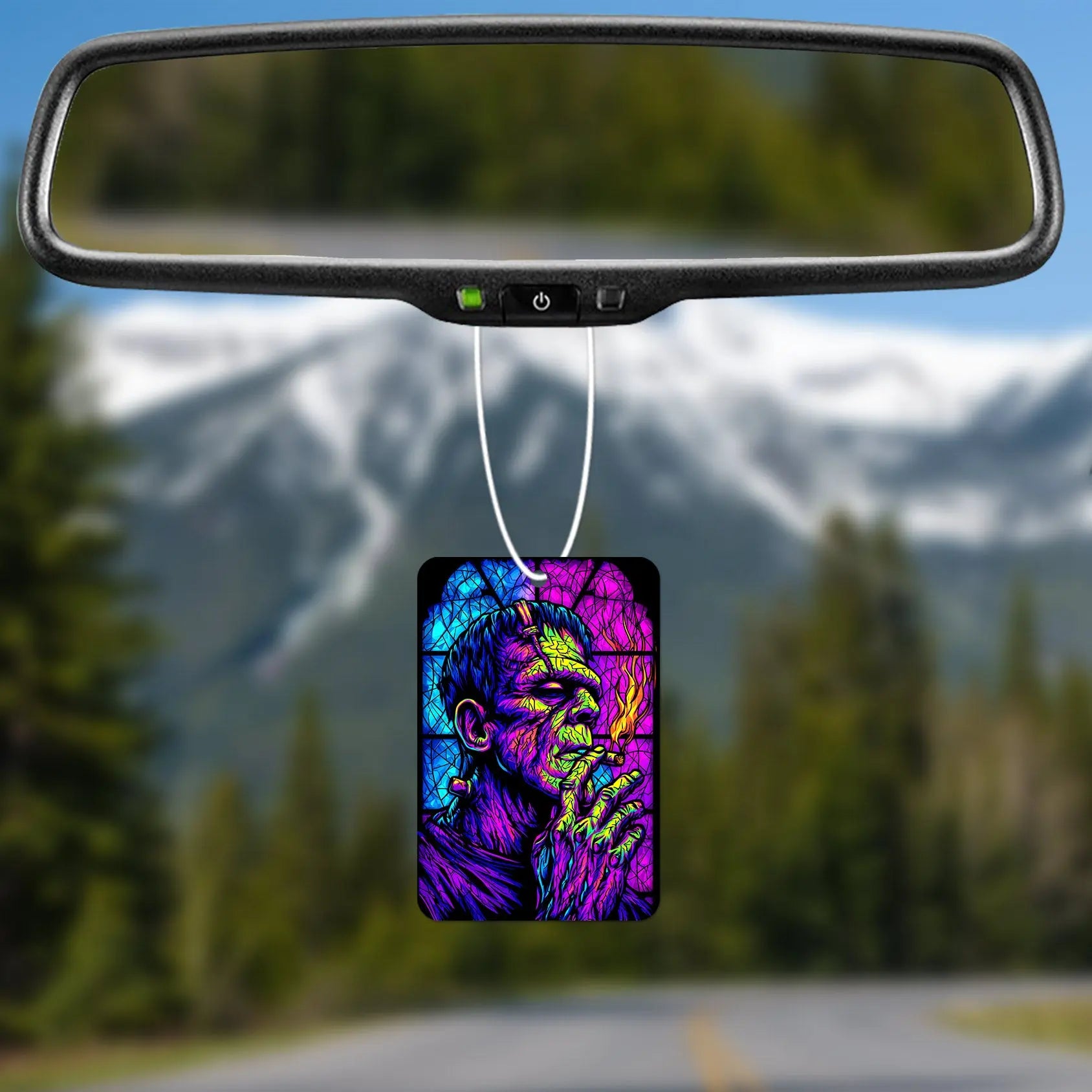 Frankenstein Stained Glass Air Freshener