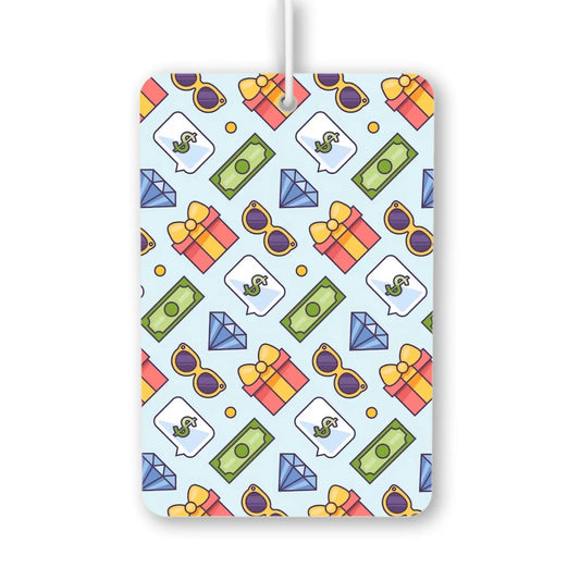 Fun Money & Gifts Pattern Air Freshener