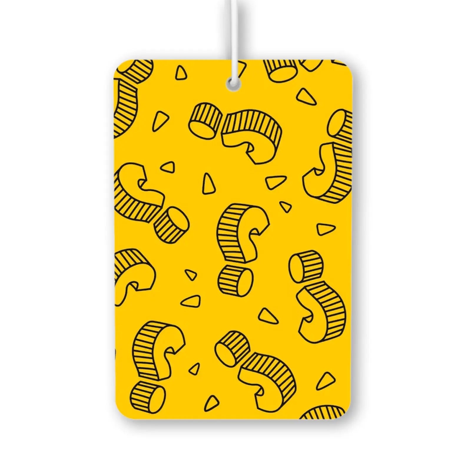 Fun Yellow Question Mark Air Freshener