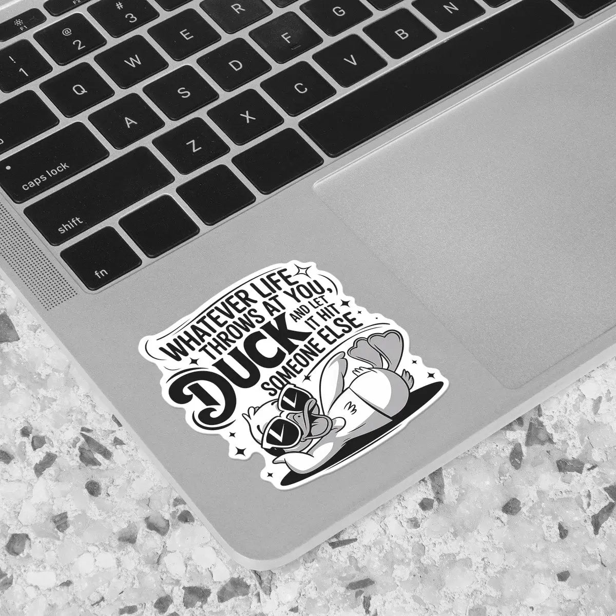 Funny Duck Quote Sticker