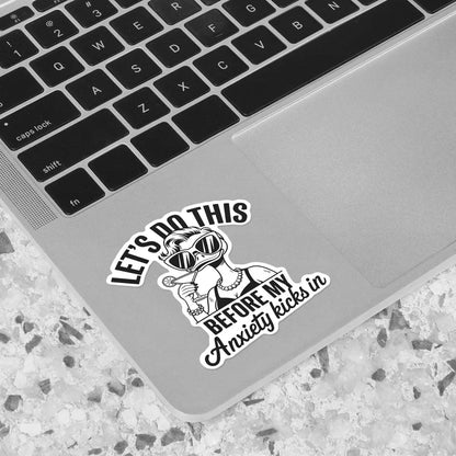 Funny Duck with Cocktail Sticker