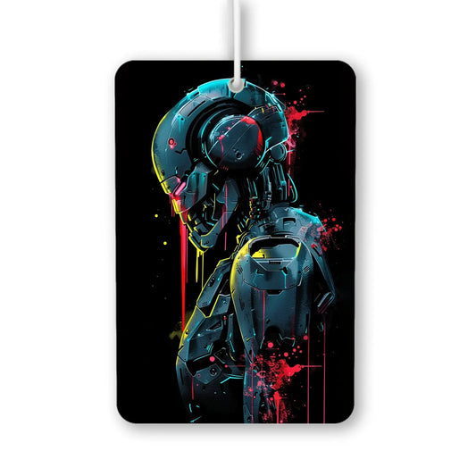 Futuristic Robot Art Air Freshener