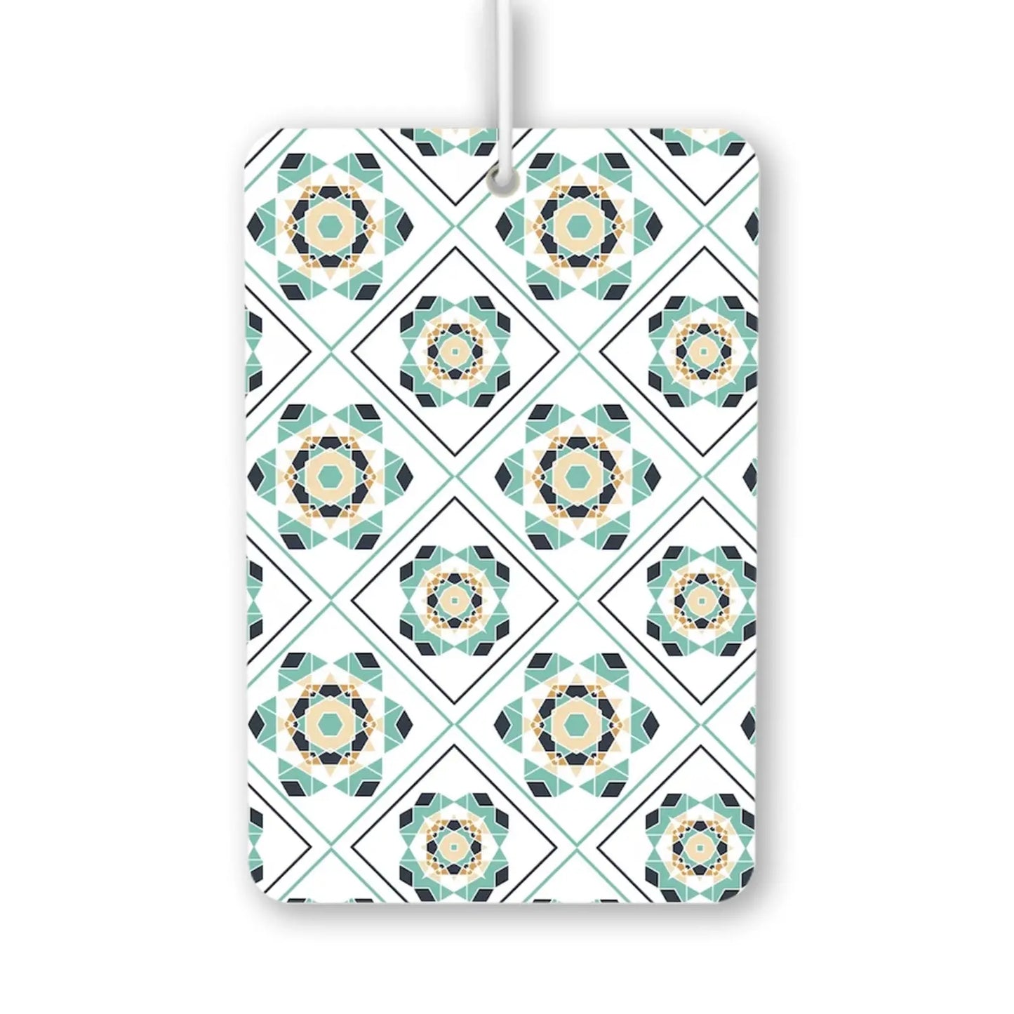 Geometric Floral Pattern Air Freshener