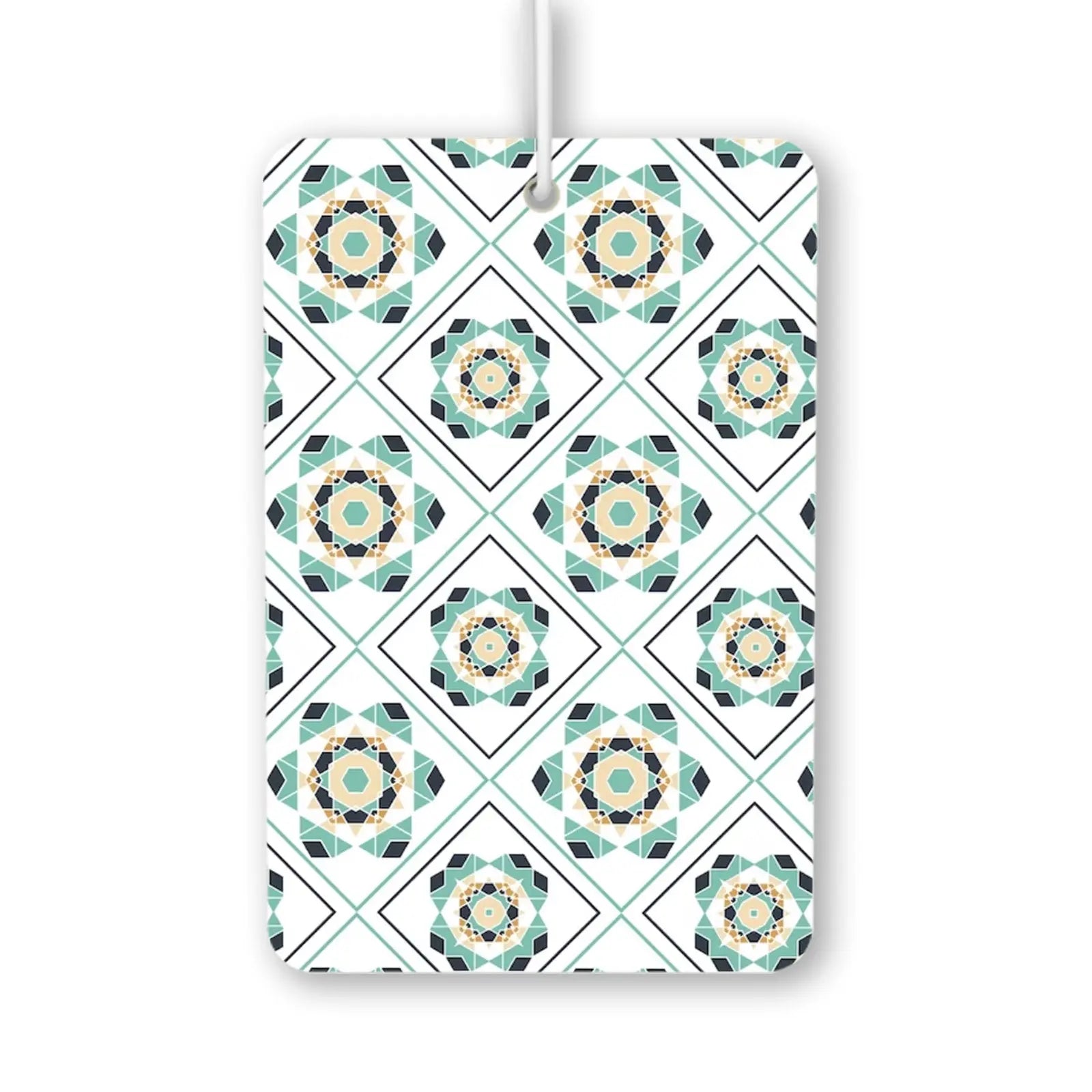 Geometric Floral Pattern Air Freshener