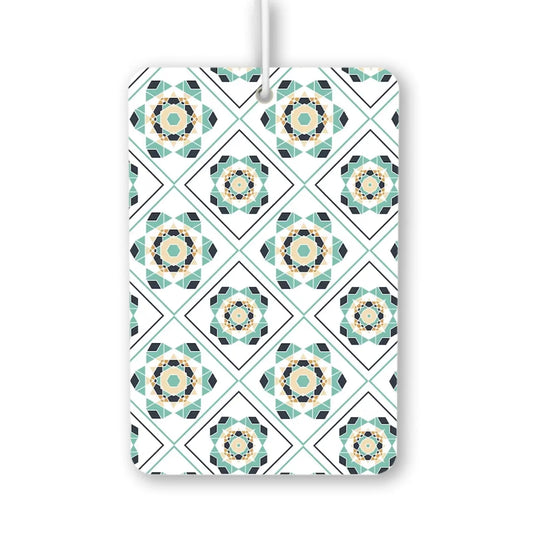 Geometric Floral Pattern Air Freshener