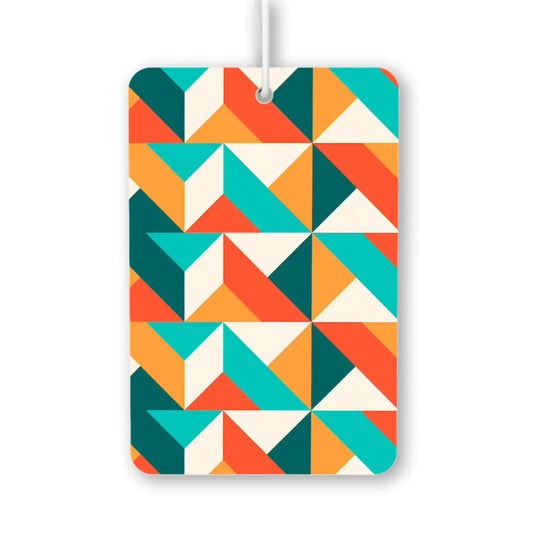 Geometric Triangles Pattern Air Freshener