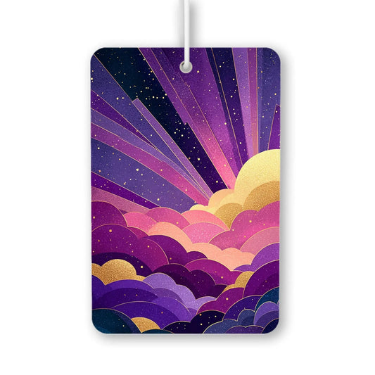 Glittering Sunset Clouds Air Freshener