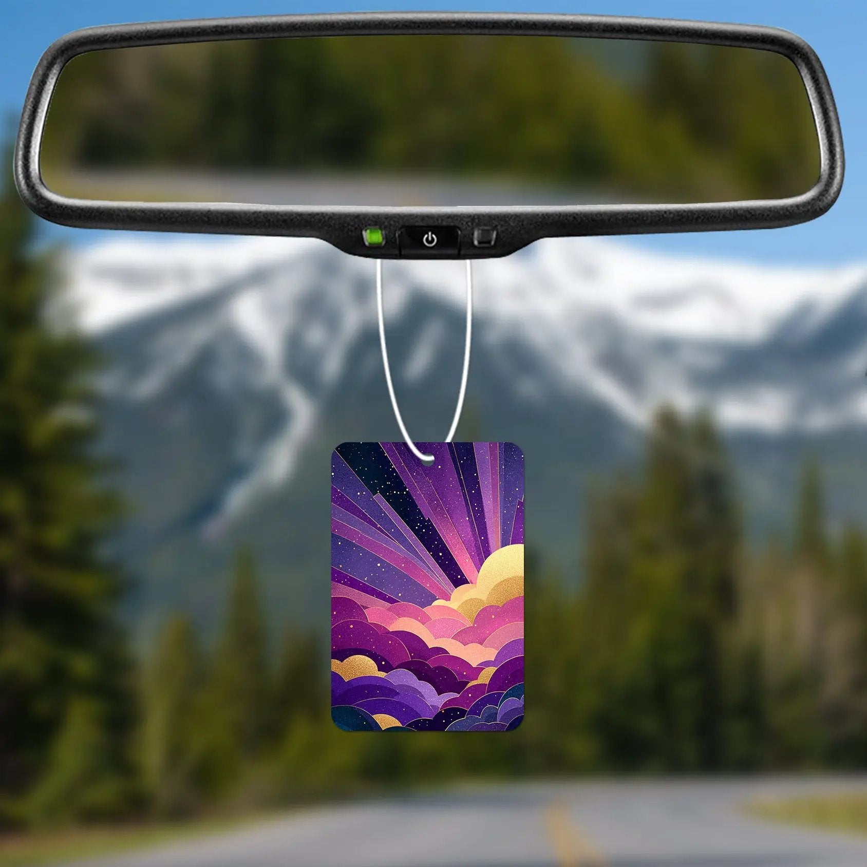 Glittering Sunset Clouds Air Freshener