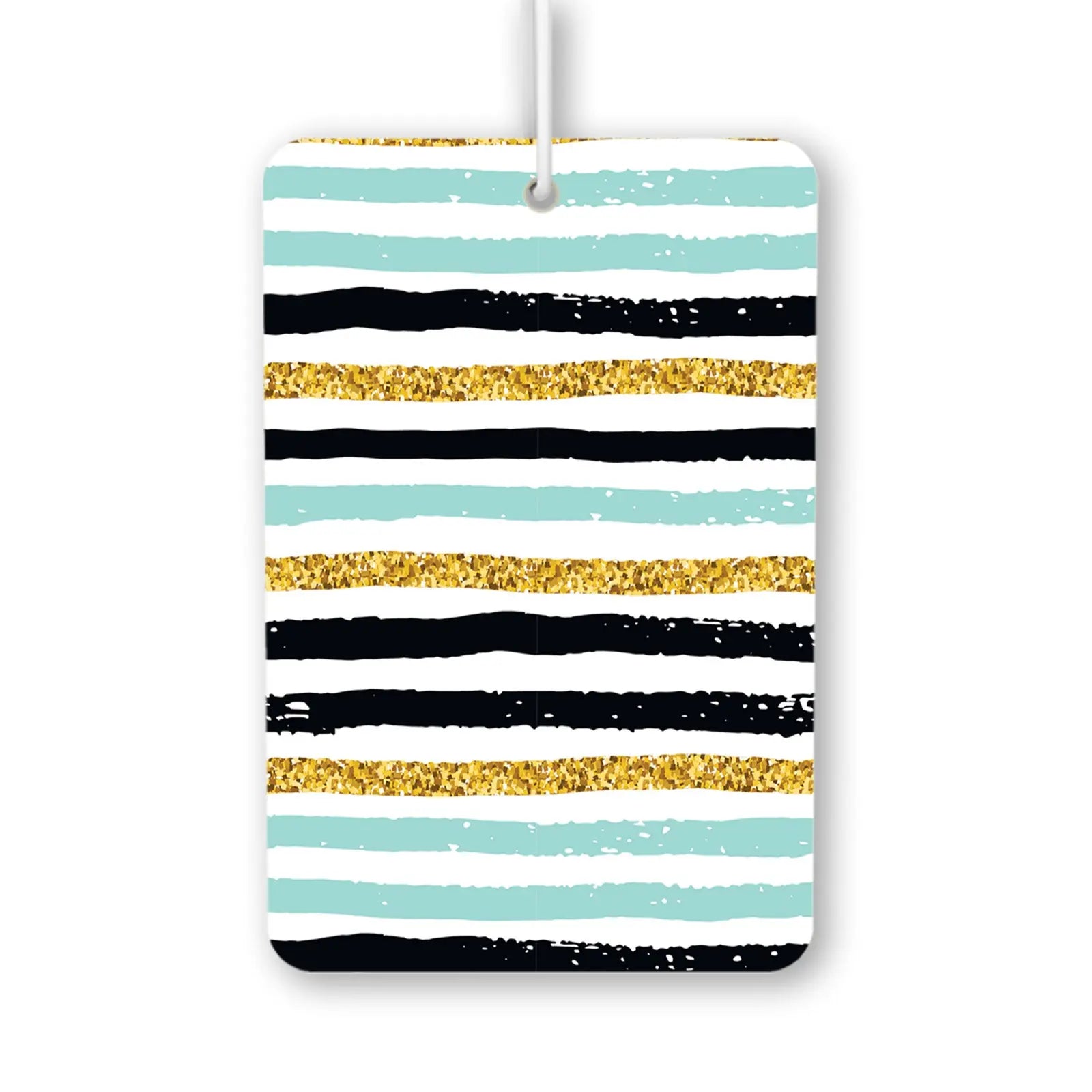 Gold Glitter Stripes Air Freshener