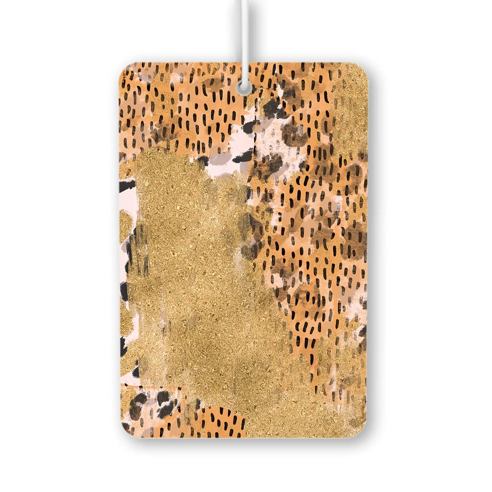 Gold Leopard Print Air Freshener