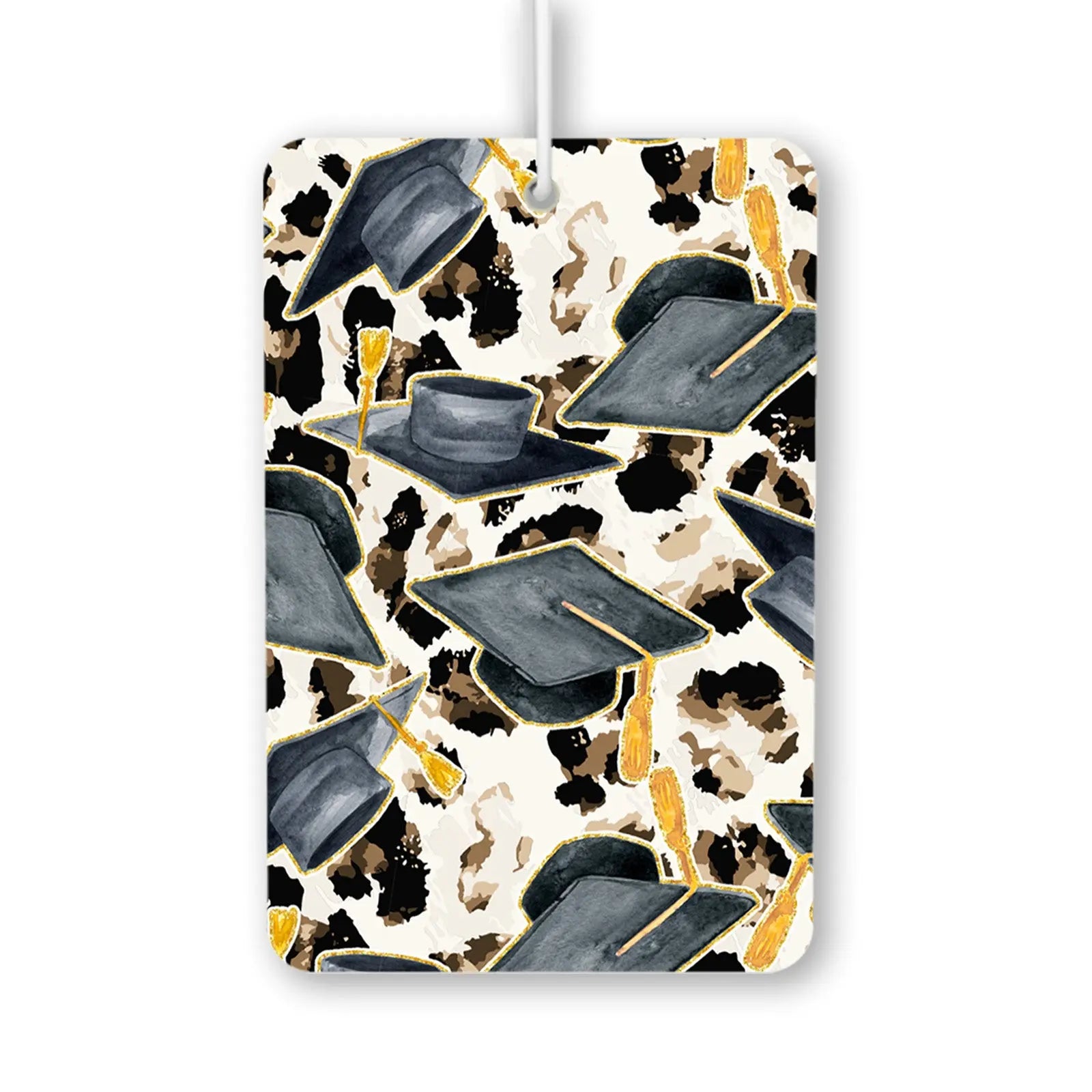 Graduation Cap Pattern Air Freshener