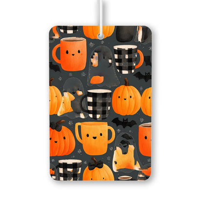 Halloween Pumpkin and Ghosts Air Freshener