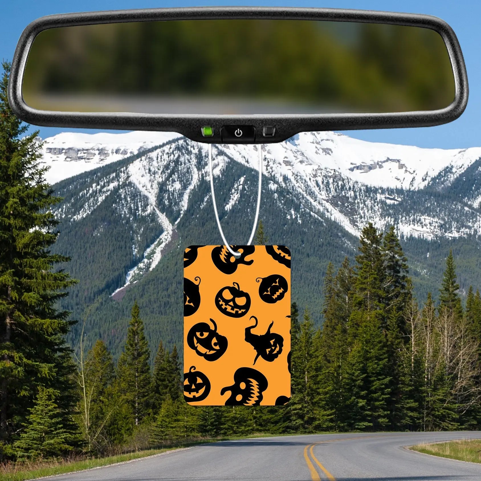 Halloween Pumpkin Pattern Air Freshener