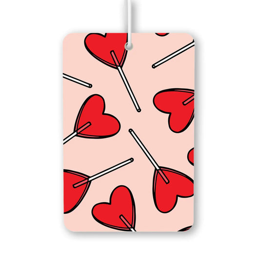 Heart Lollipop Pattern Air Freshener