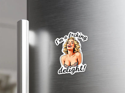 I M A Delight Magnet