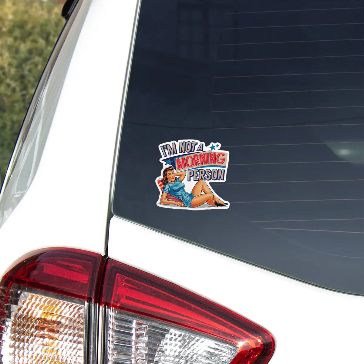 I'm Not a Morning Person Sticker