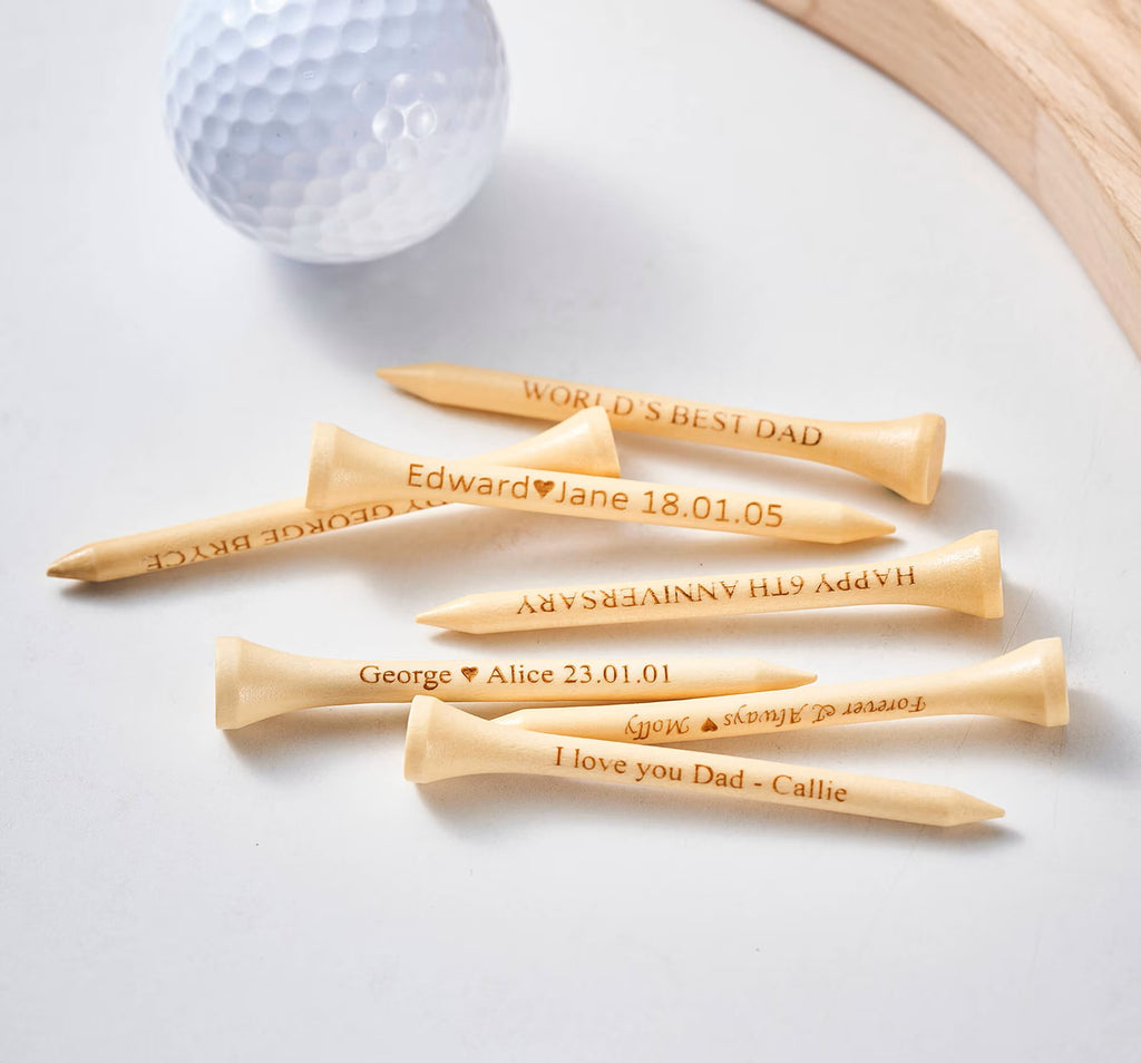Engraved Golf Tees 5-pack