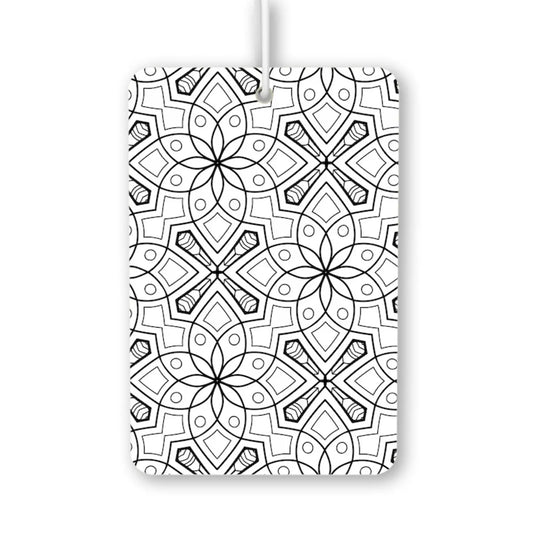 Intricate Geometric Pattern Air Freshener