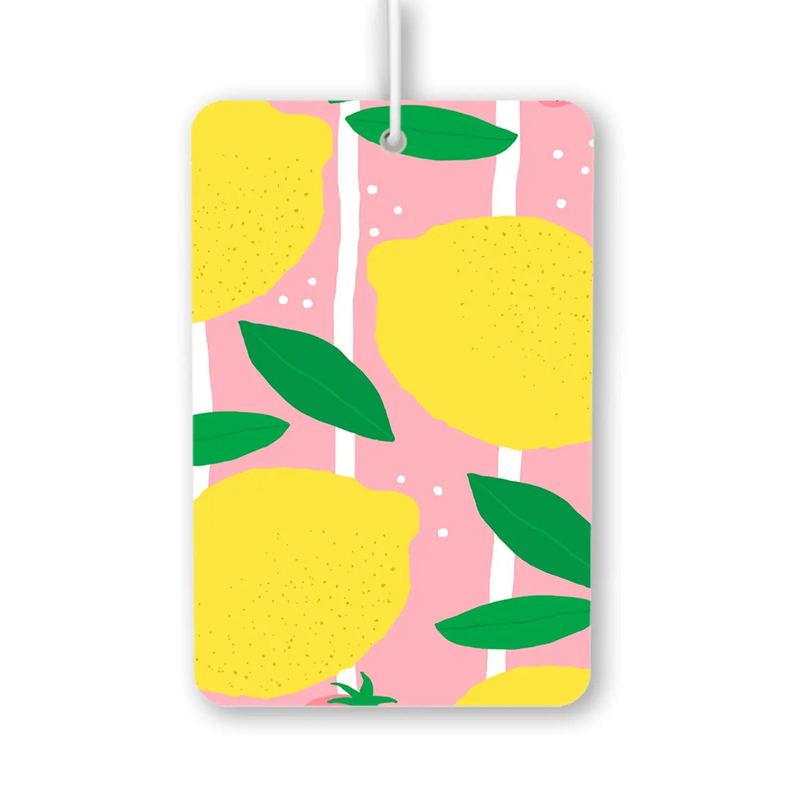 Lemon & Leaf Pattern Air Freshener