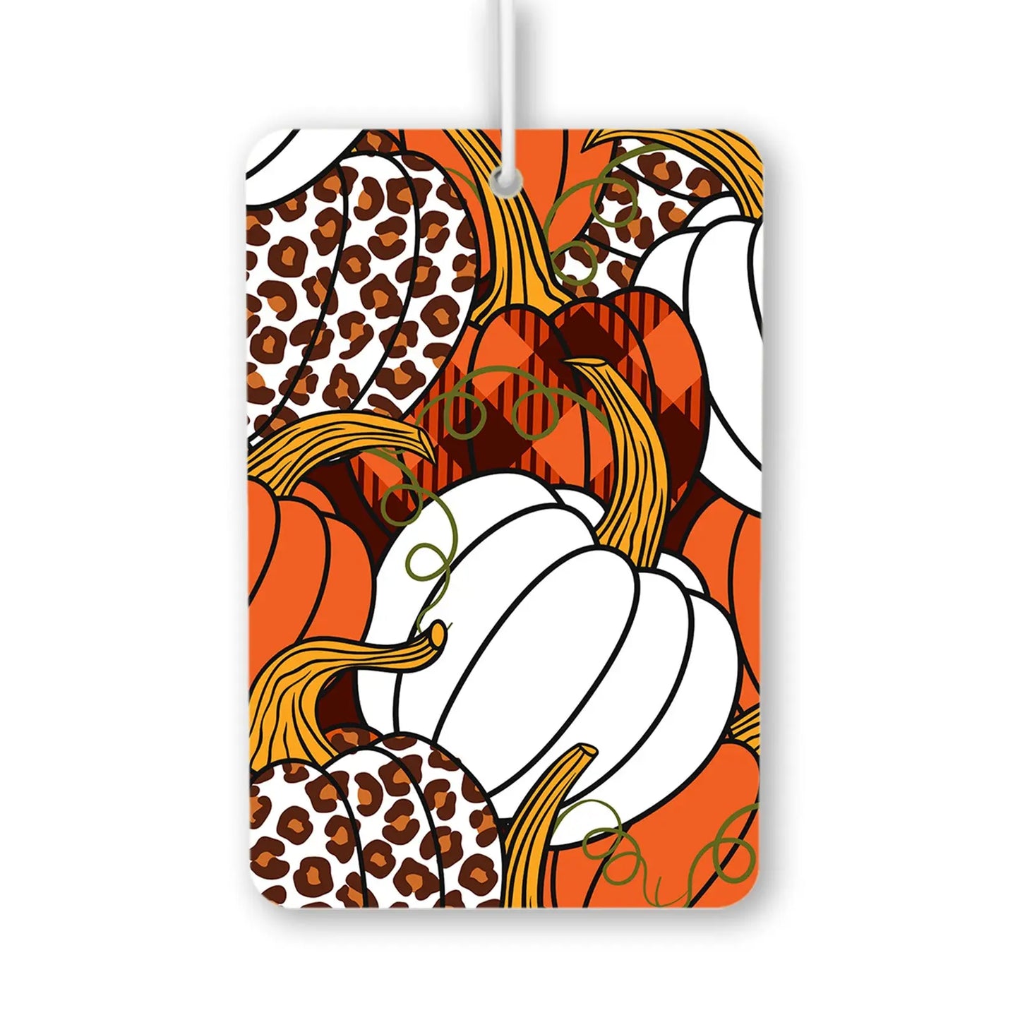 Leopard Print and Classic Pumpkins Air Freshener