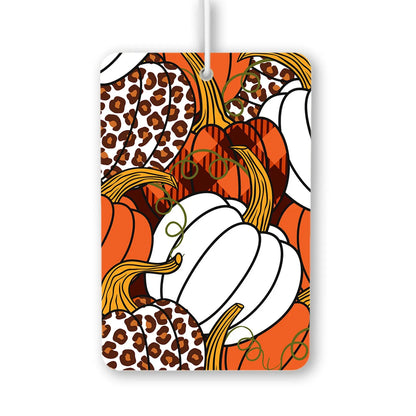 Leopard Print and Classic Pumpkins Air Freshener