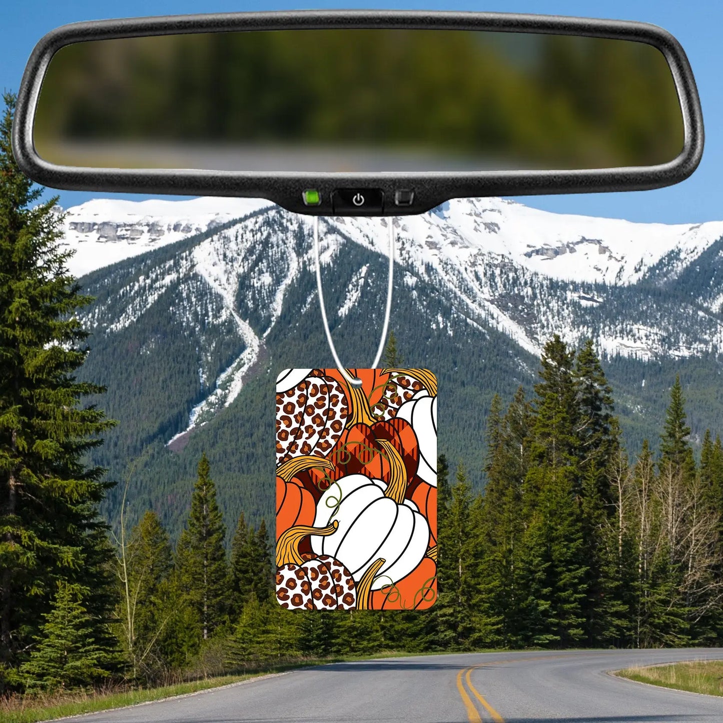 Leopard Print and Classic Pumpkins Air Freshener