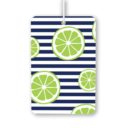 Lime Slice Pattern Air Freshener