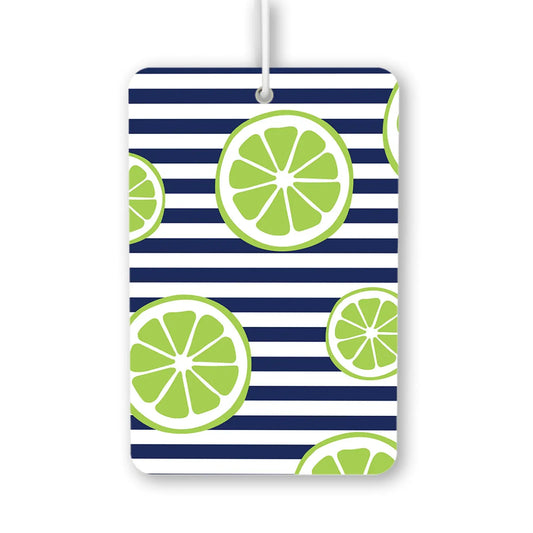 Lime Slice Pattern Air Freshener