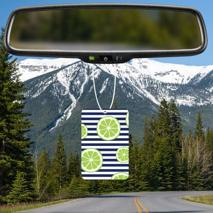 Lime Slice Pattern Air Freshener