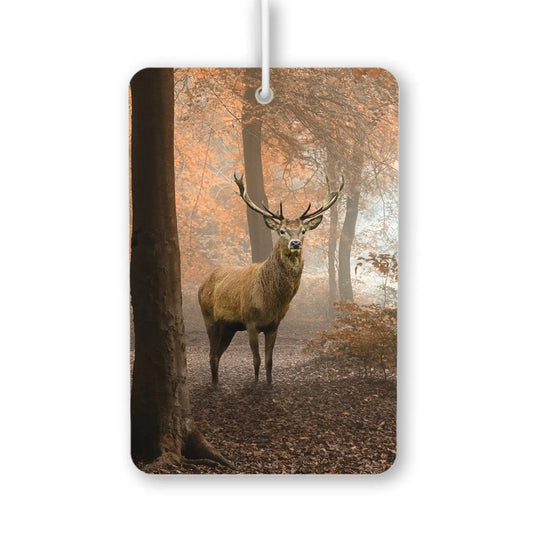 Majestic Stag in Autumn Forest Air Freshener