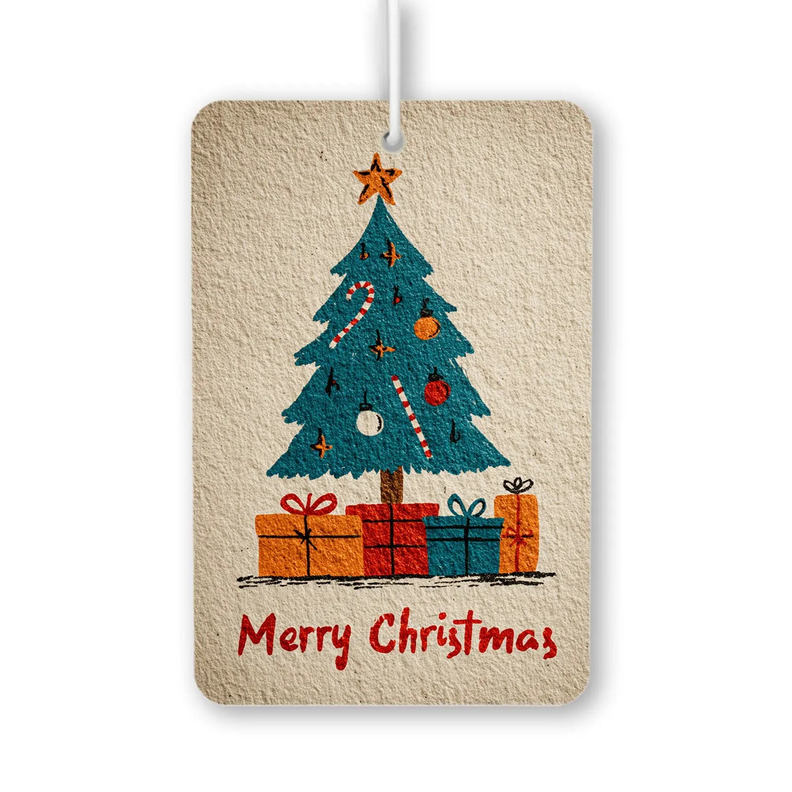 Merry Christmas Tree Air Freshener