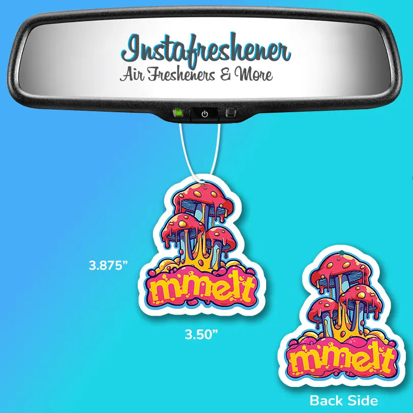 Promotional Car Air Fresheners - Custom Shape With Your Logo Instafreshener - Custom Cut Air Freshener