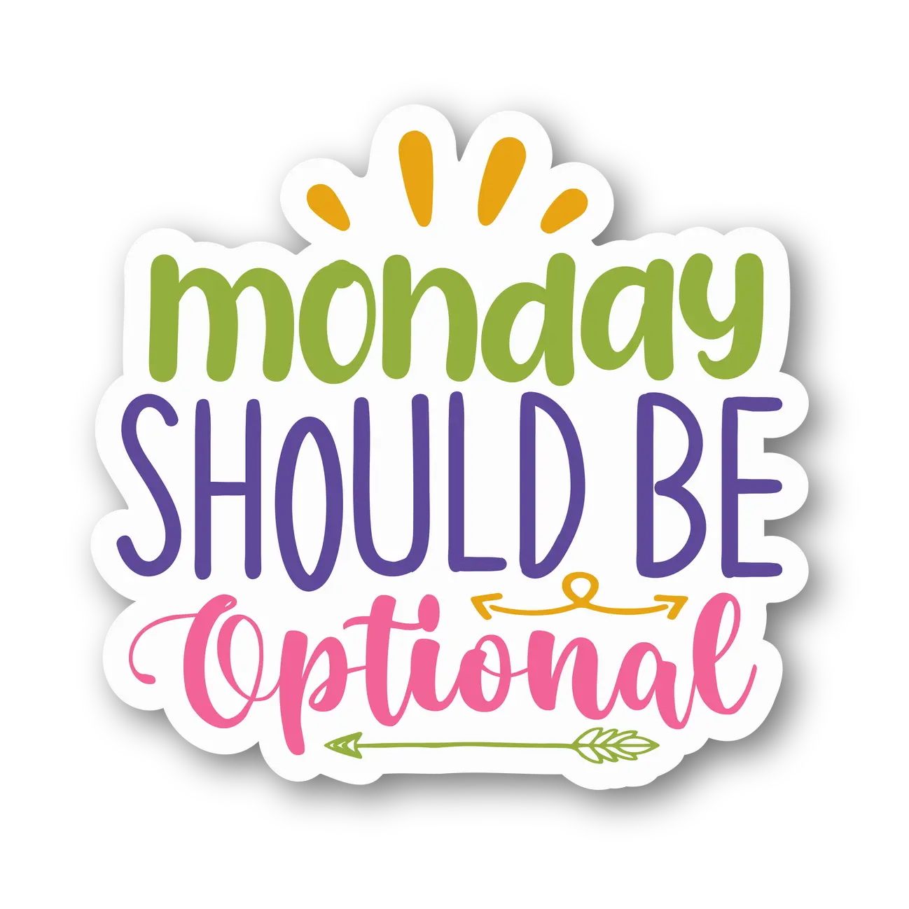Monday Should Be Optional Magnet