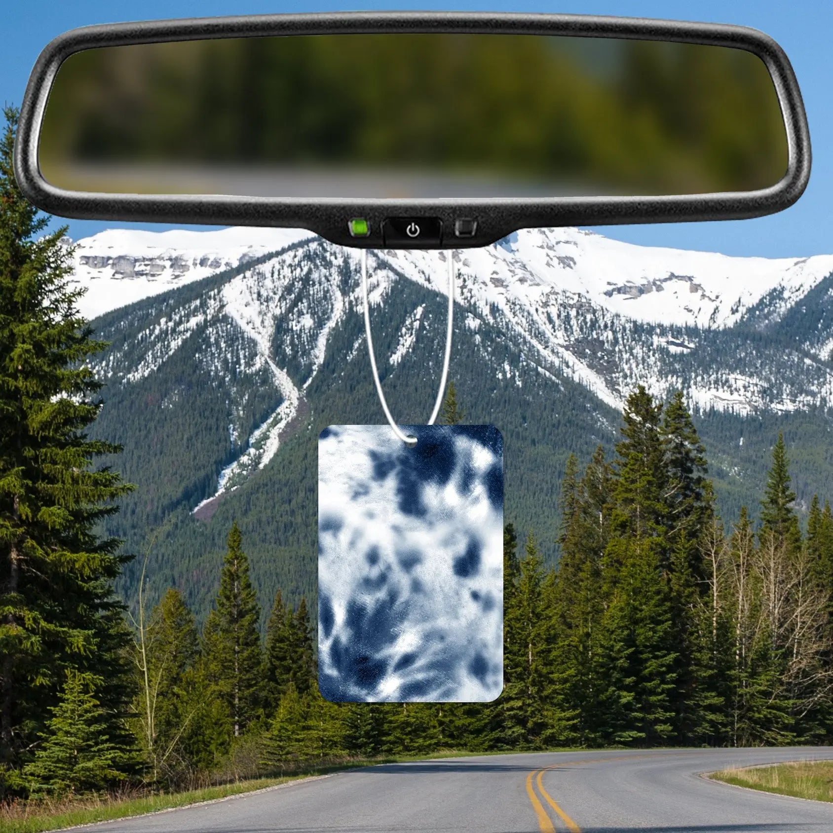 Navy Blue Tie-Dye Air Freshener