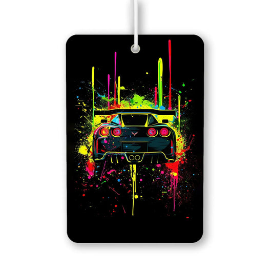 Neon Splash Sports Car Air Freshener