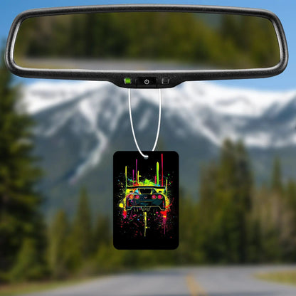 Neon Splash Sports Car Air Freshener