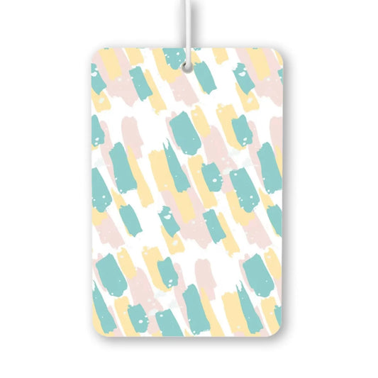 Pastel Brush Stroke Pattern Air Freshener