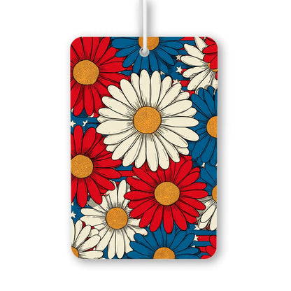 Patriotic Daisy Floral Air Freshener
