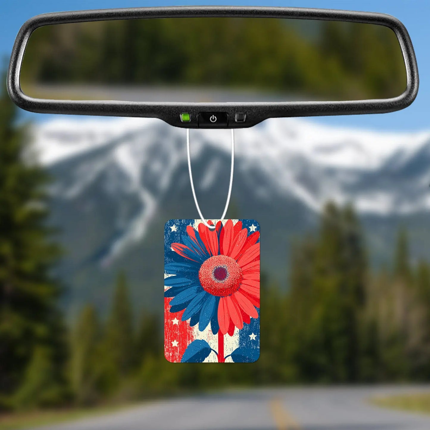 Patriotic Flower Air Freshener