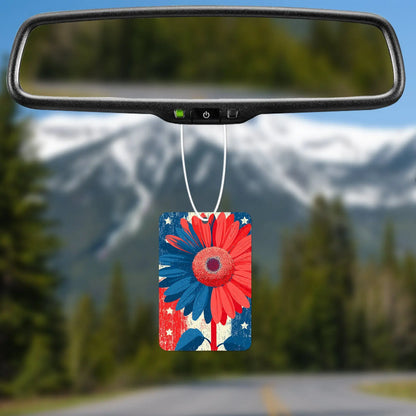 Patriotic Flower Air Freshener