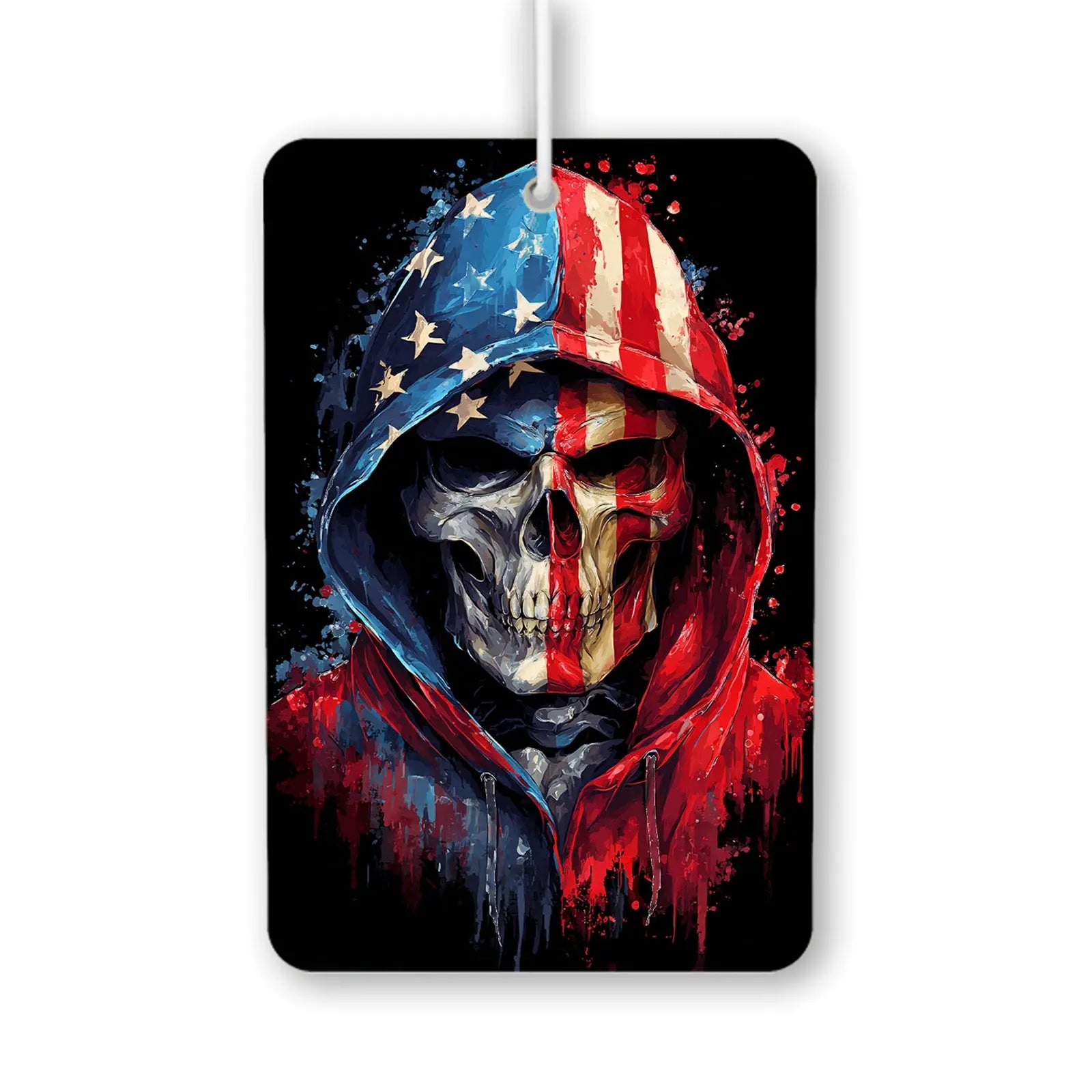 Patriotic Skull Air Freshener