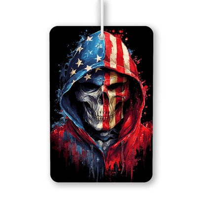 Patriotic Skull Air Freshener