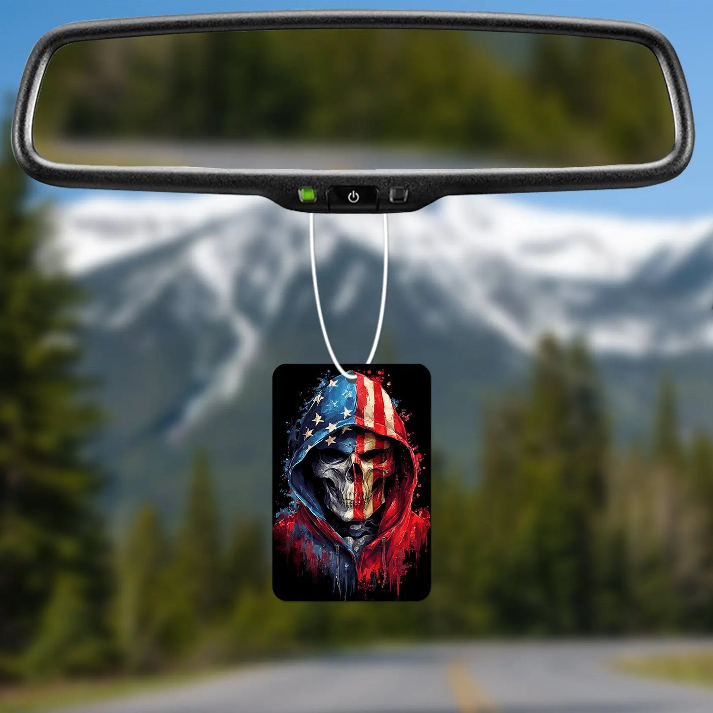 Patriotic Skull Air Freshener