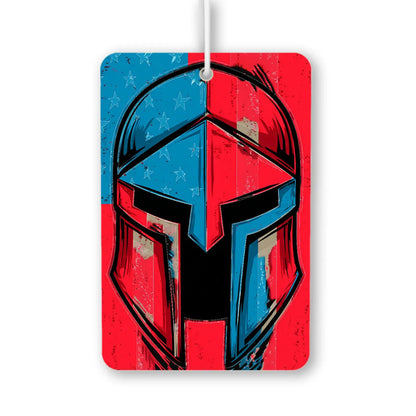 Patriotic Spartan Helmet Air Freshener